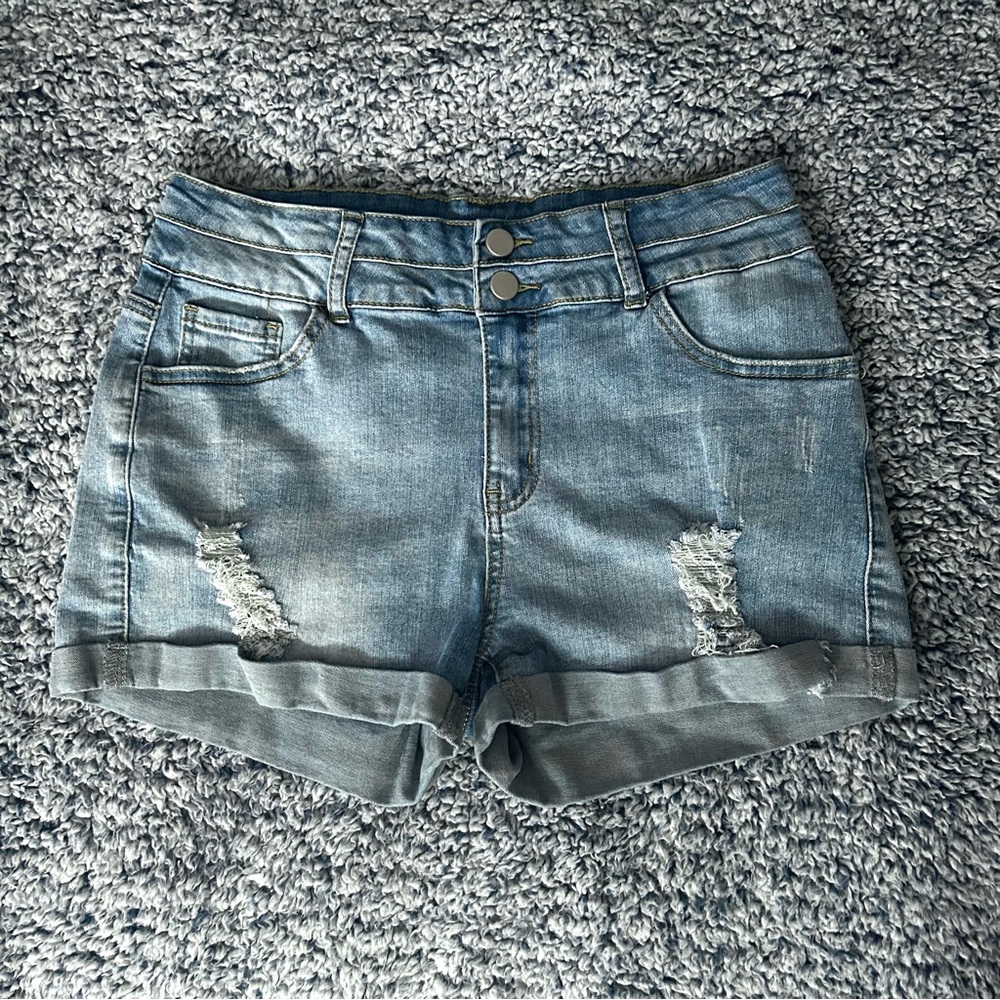 Denim shorts